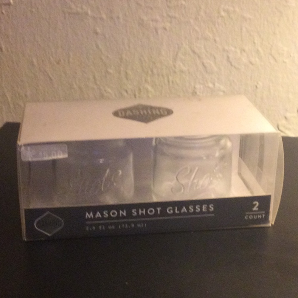 Mason shot glasses never been opened